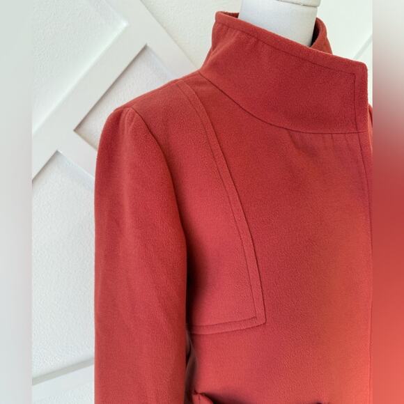 Chico’s Everyday Plush Felt Open Front Jacket Burnt Orange Size 1 (Medium) - Picture 4 of 11